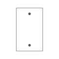 Mulberry Wallplates 1G BLANK PLASTIC IVY 34151